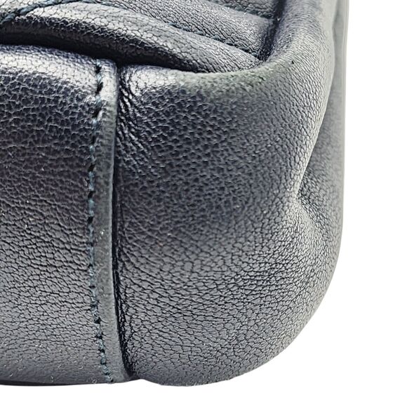 Saint Laurent College Medium Chain Bag - Leather - Blue *preloved - Picture 6 of 14